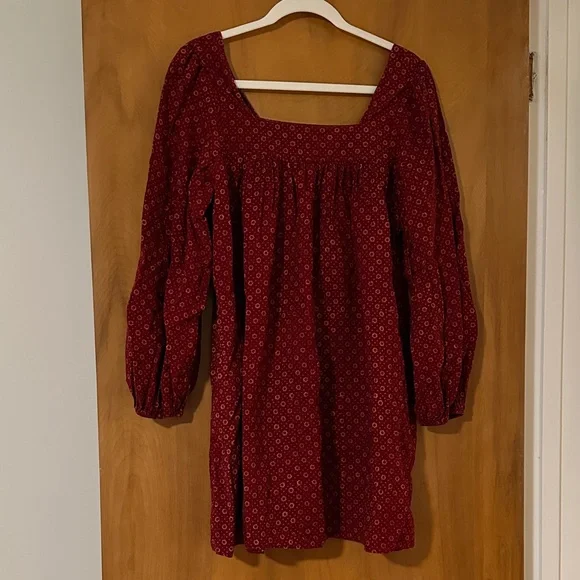 Christy Dawn Sabrina Dress in Red Petunia Dot - Picture 3 of 7